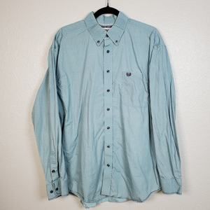 Panhandle Shirt Mens Large Button Down‎ Western Long Sleeve Rodeo Cowboy